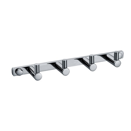 ALFI BRAND Polished Chrome Wall Mnted 4 Prong Robe/Towel Hook Bathroom Accessory AB9528-PC